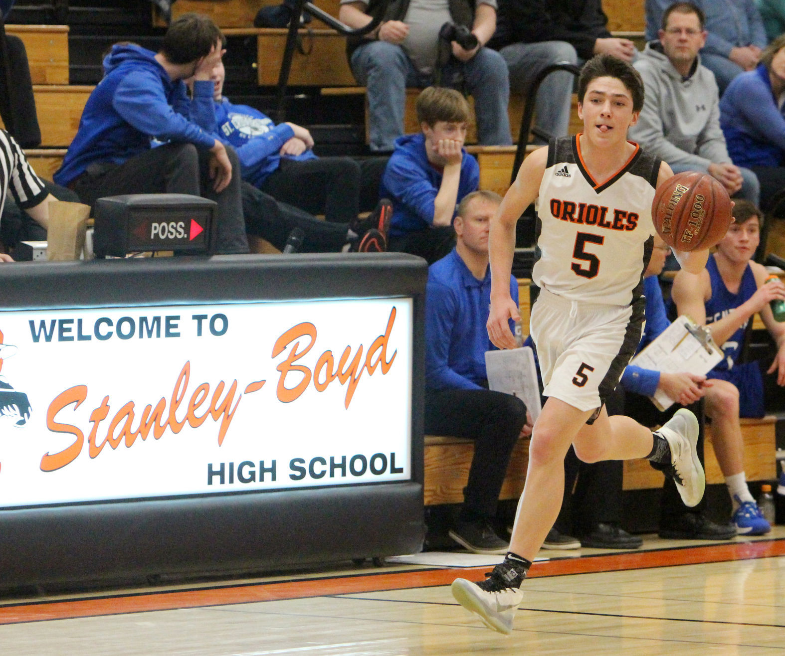 Saint Croix Central at Stanley-Boyd boys basketball 2-15-20